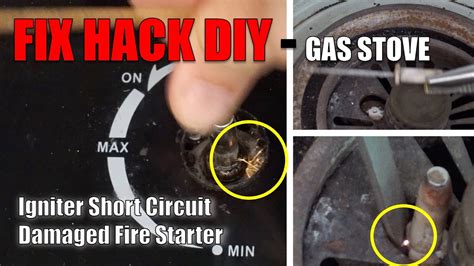 how to fix a gas stove top igniter